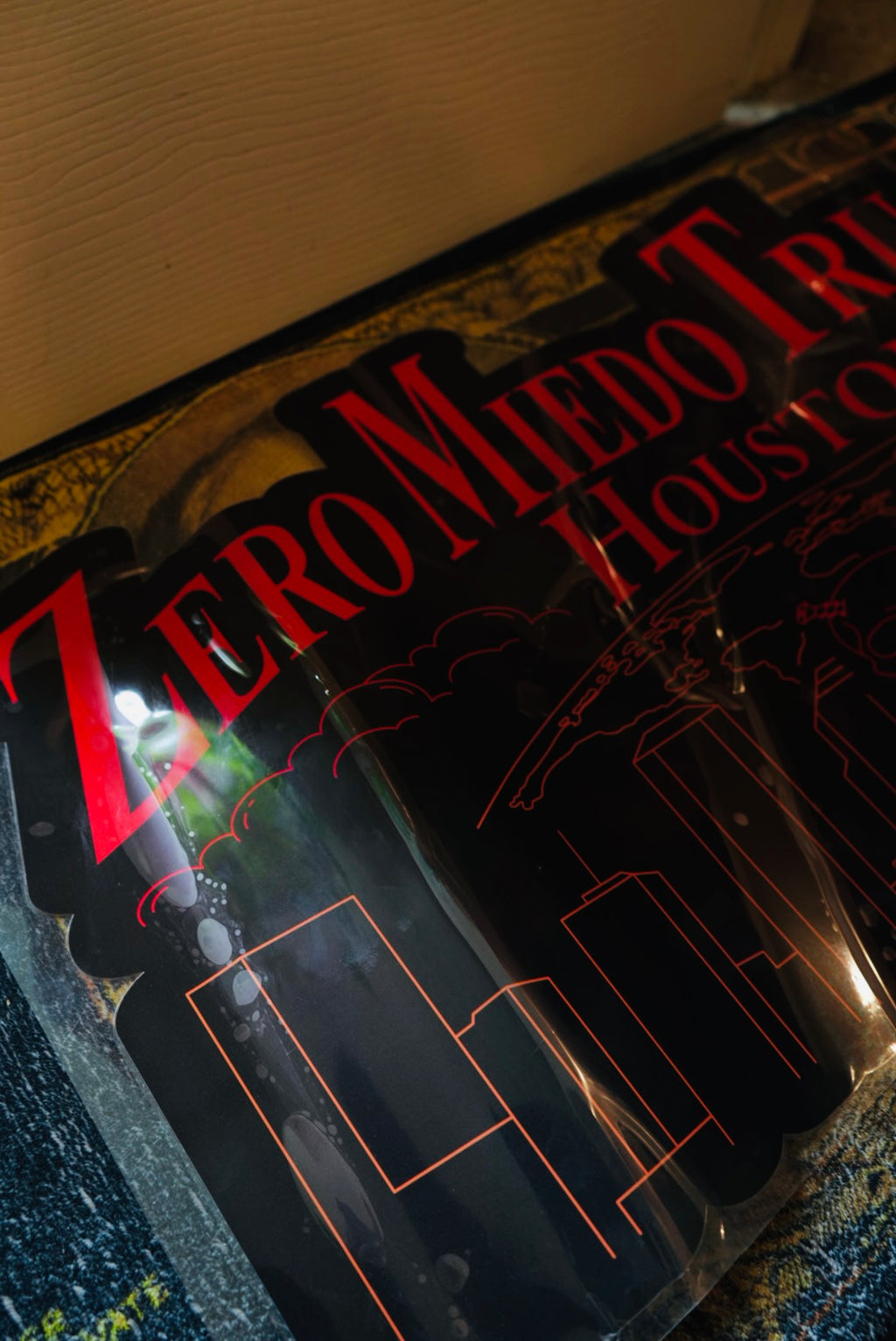 Zero Miedo Trucking Rear Window Decal