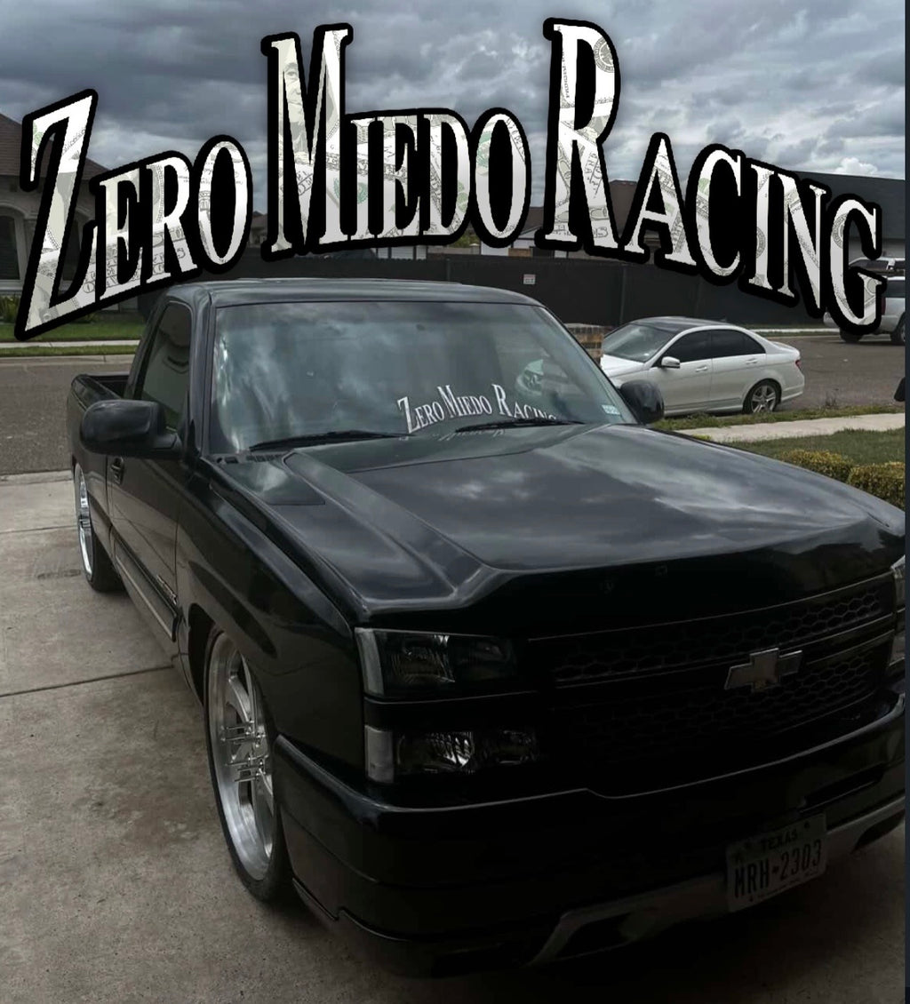 Zero Miedo Racing White Decal