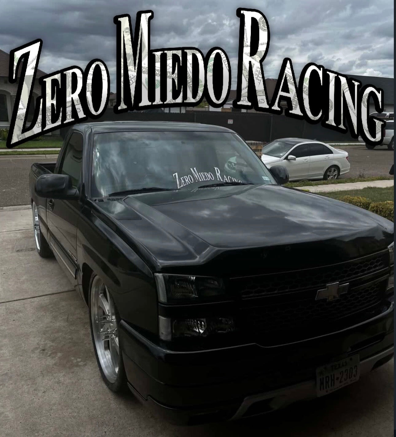 Zero Miedo Racing White Decal