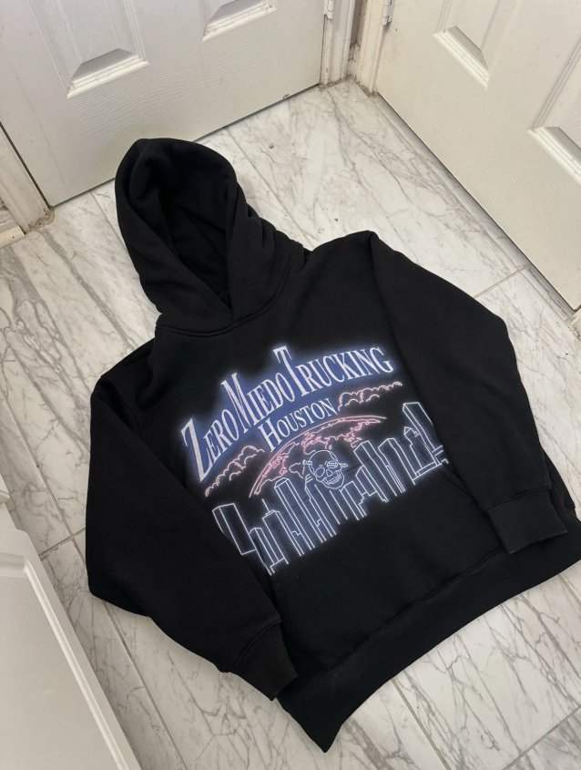 Zero Miedo Trucking Black Hoodie