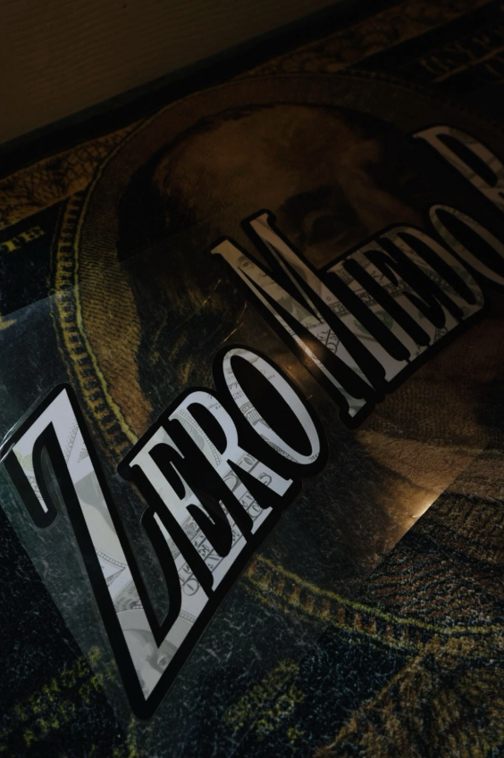 Zero Miedo Racing White Decal